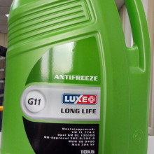LUXE Антифриз LONG LIFE (зеленый, готовый) 10 кг (охлаждающая жидкость)