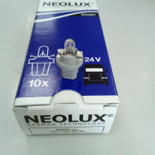 N508T Лампа Neolux BAX 24V-1.2W (B8,5d) Grey
