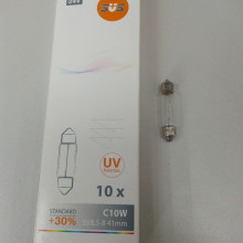 0200077000 SVS Лампа накаливания SVS 24V C10W 10W SV8,5-8 41mm