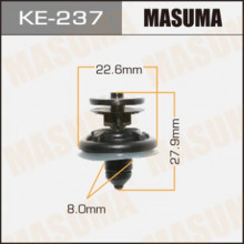 Клипса крепежная KE-237