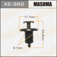 Клипса крепежная KE-362