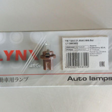L13502D LYNX Лампа накаливания панели приборов BAX T5 12V 1.5W B8.5d
