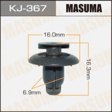 Клипса крепежная KJ-367