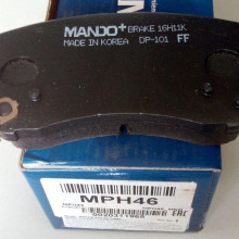 Колодки тормозные дисковые перед HYUNDAI Solaris(11-) KIA Rio(11-) Mando MPH46