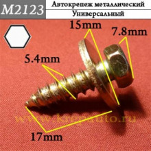 Автокрепеж металлический AN3-M2123