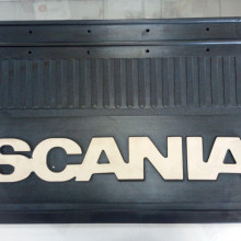 Seintex 82541 Брызговик резиновый SCANIA 600x400 мм (комплект 1 шт)