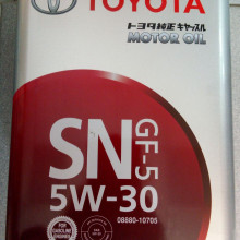 0888010705 Масло моторное синтетическое Toyota Motor Oil SN GF-5 5w-30 4л